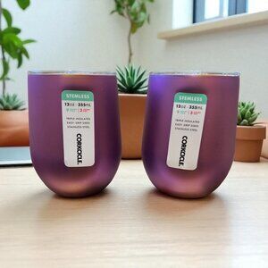 Corkcicle Stemless NEBULA Drinking Tumblers for Wine and More! - SET OF 2